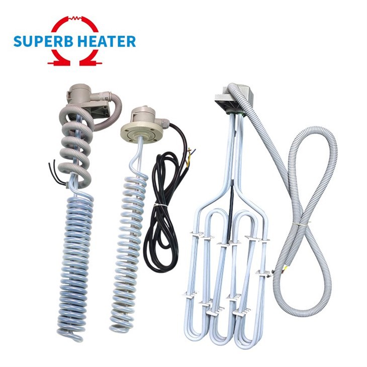 220V PTFE Coated Immersion Heater Electric Tubular Heating Element For Corrosive Liquid best