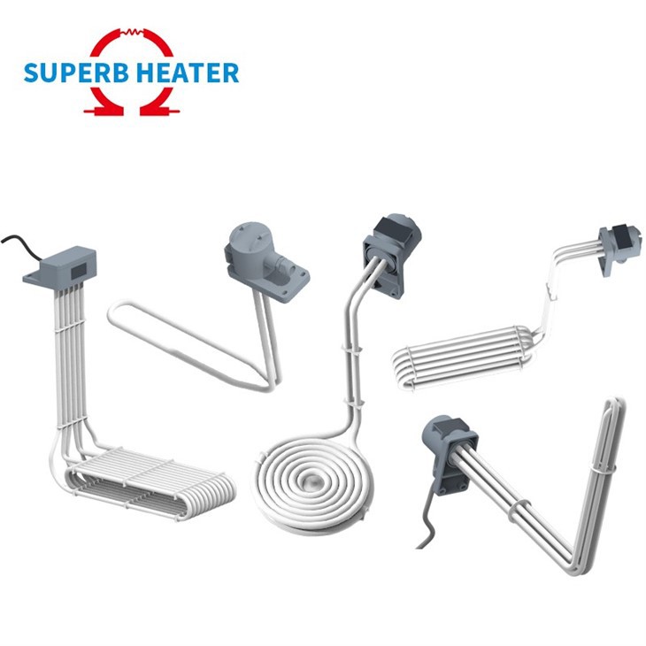 220V PTFE Coated Immersion Heater Electric Tubular Heating Element For Corrosive Liquid suppliers