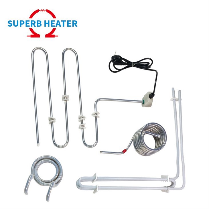 220V PTFE Coated Immersion Heater Electric Tubular Heating Element For Corrosive Liquid high quality